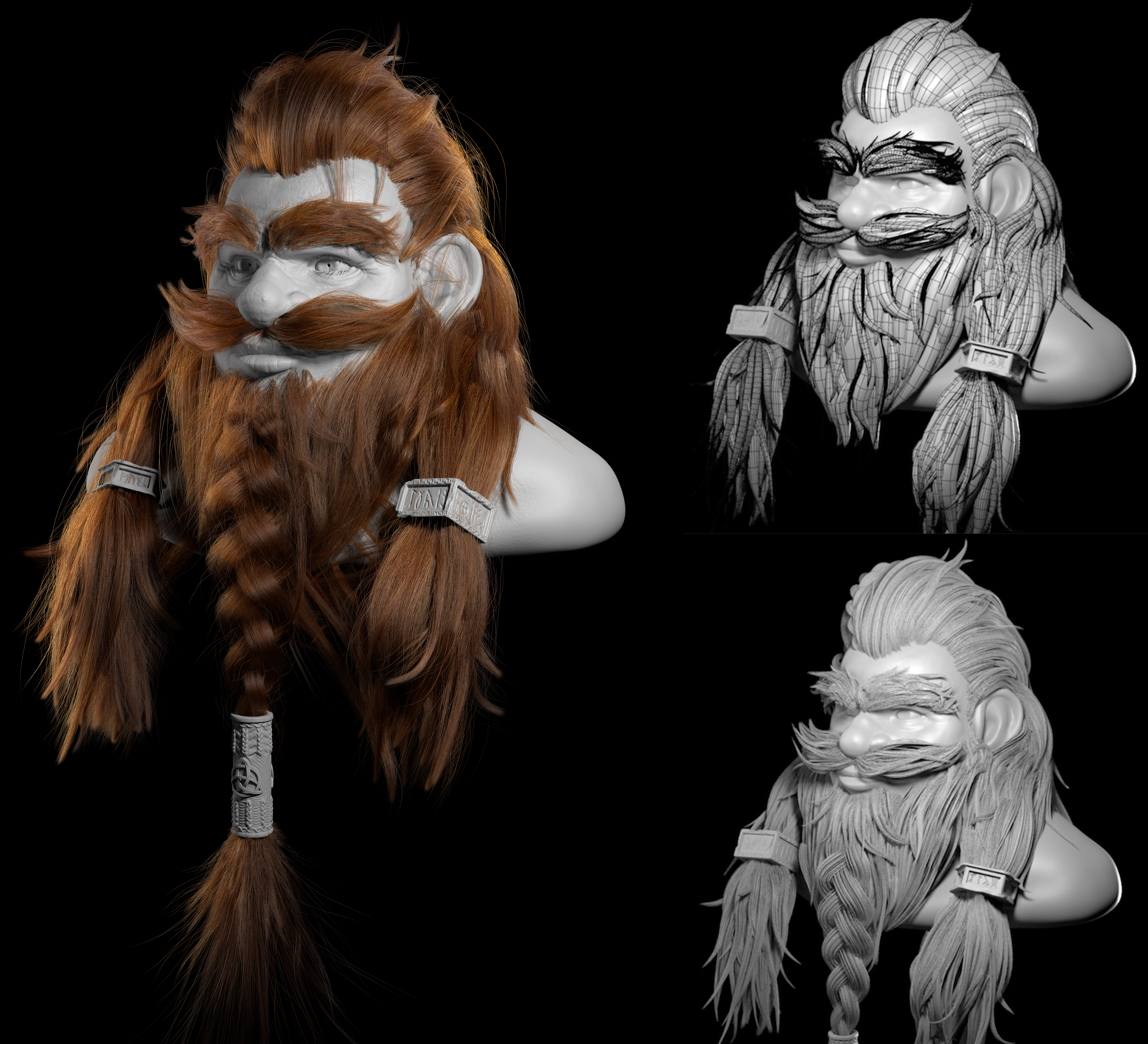 Dwarf Groom (Tubes to curves HDA)